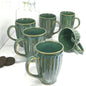 Cup'n'Crock Premium Ceramic Coffee Mugs - Set of 6, 300 ML